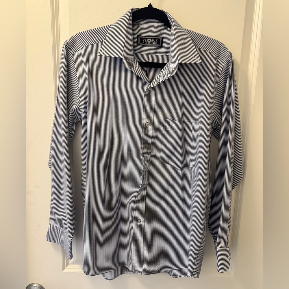 Vintage Versace Classic V2 Men's Button Down Long Sleeve Shirt